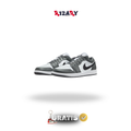 Air Jordan 1 Low Branco/Cinzento Iron/Preto