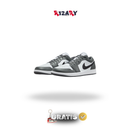 Air Jordan 1 Low Branco/Cinzento Iron/Preto
