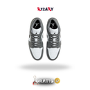 Air Jordan 1 Low Branco/Cinzento Iron/Preto