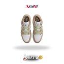 Air Jordan 1 Low Caqui/Olive Aura/Sail/Branco