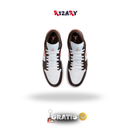 Air Jordan 1 Low Branco/Castanho Baroque/Light Madder Root