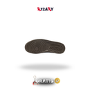 Air Jordan 1 Low Preto/Light Wild Mango/Cinzento Olive