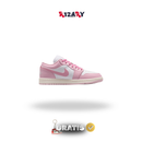 Air Jordan 1 Low Carmim Iced/Rosa Elemental/Sail/Branco