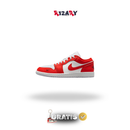 Air Jordan 1 Low Vermelho Chile/Branco Summit/Pure Platinum/Preto