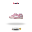 Air Jordan 1 Low Carmim Iced/Rosa Elemental/Sail/Branco