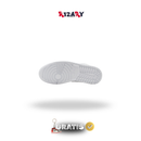Air Jordan 1 Low Branco/Branco/Prateado metalizado/Branco