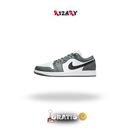 Air Jordan 1 Low Branco/Cinzento Iron/Preto