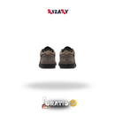 Air Jordan 1 Low Preto/Light Wild Mango/Cinzento Olive