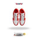 Air Jordan 1 Low Vermelho Chile/Branco Summit/Pure Platinum/Preto