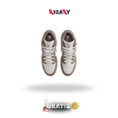 Air Jordan 1 Low Cinzento Olive/Branco Summit/Pale Ivory/Enigma Stone
